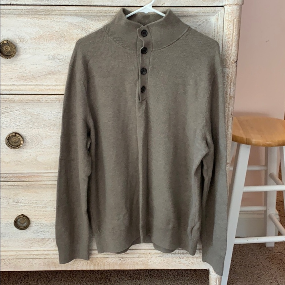 Banana Republic, XL, green sweater, men’s🔴